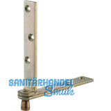 F�hrungsrolle HELM 249 A, Stahl verzinkt, gelb