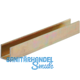 F�hrungsschiene HELM 240 auf Ma� geschnitten Stahl verzinkt gelb