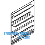 HAWA-Junior 80/100 Z Abdeckkappe Clipblende 66 mm rechts silber