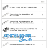 HAWA Junior 100/B-Pocket Beschlagset Holz SoftStop (30248)