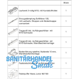 HAWA Junior 100/B-Pocket Beschlagset Holz SoftMove/Federpuffer (30254)