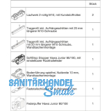 HAWA Junior 100/B-Pocket Beschlagset Holz SoftStop Federpuffer +20 mm (30261)