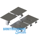 HAWA-Junior 100/B Acoustics Abdeckkappen-Set zu Dichtungsset silber