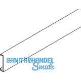 HAWA Porta 100/HMD Acoustics Clipblende Wandmontage L=2500 mm silber