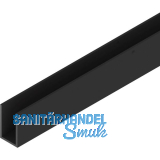 SOLIDO 100/HELM 140/GT-S 150 U-Blende auf Ma� L=6000 mm schwarz matt