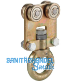 Rollapparat HELM zweipaarig 524Ri f�r pers�nliche Schutzausr�stung,verzinkt,gelb