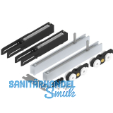 HELM 140 Beschlagset Holz minimale Einbauh�he mit Einzugsd�mpfung beidseitig