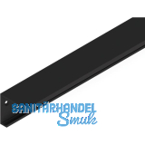 HELM GT-L Laufschiene Wandmontage auf Ma� Aluminium schwarz matt