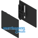 HELM GT-L Abdeckkappen-Set Aluminium schwarz matt