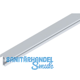 SOLIDO/HELM Anschlagschiene zu Anschlagkasten L=2500 mm auf Ma� silber eloxiert