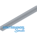 SOLIDO/HELM Blende zu Anschlagschiene L=2500 mm auf Ma� silber eloxiert