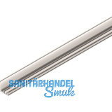 SOLIDO/HELM Blende zu Anschlagschiene L=2500 mm auf Ma� Edelstahl-Effekt