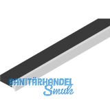 SOLIDO/HELM B�rstendichtung 10 mm zu Anschlagkasten Holz/Glas auf Ma� schwarz