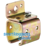 Wandbefestigungsmuffe HELM 401, Loch � 13 mm, M8 x 20, Stahl verzinkt, gelb