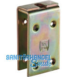 Verst�rkungslasche f. Holztor HELM 498, TS 35-68 mm, Stahl verzinkt, gelb