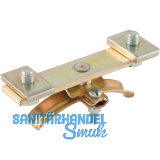 Endklemme Kabelwagen einfach HELM 335/435, Kabel 44-60 mm, Stahl verzinkt gelb