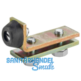 Schienenstopper HELM 1500 P Stahl verzinkt gelb