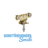 Rollapparat HELM 591 zweipaarig Stahl verzinkt gelb