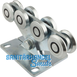 Beschlagset f�r freitragende Tore K2160 max. Durchgangslichte 5 m