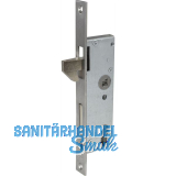 Schiebet�rschloss m. Hakenfalle u. Riegel, PZW, DM 35, VK 8,5 mm,eckig,Edelstahl