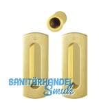 HOPPE Schiebet�rmuschel Set M463 - BL. Messing messingfarben satiniert/poliert