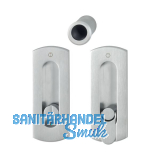 HOPPE Schiebet�rmuschel Set M463 - WC, Messing verchromt satiniert