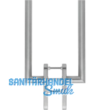 HOPPE Hebeschiebegarnitur AMSTERDAM Griff/Griff PZ, T�rst�rke 75-80, Edelstahl