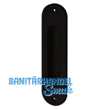 MARCHESI Schiebet�rmuschel oval 38 x 152 mm Messing schwarz