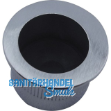 MARCHESI Stirnziehgriff Einlassma� � 25 mm, Aluminium verchromt matt