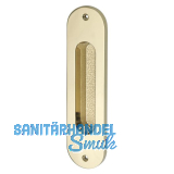 MARCHESI Schiebet�rmuschel oval 38 x 152 mm Messing poliert PVD