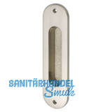 MARCHESI Schiebet�rmuschel oval 38 x 152 mm Messing vernickelt matt PVD