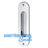 MARCHESI Schiebet�rmuschel oval 38 x 152 mm Messing verchromt