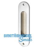 MARCHESI Schiebet�rmuschel oval 38 x 152 mm Messing verchromt matt