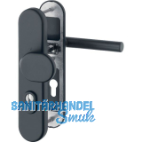 Sicherheits-Wechselgarnitur AMSTERDAM PZ92 mit Kernziehschutz, VK 10 mm, schwarz