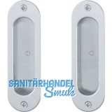 HOPPE Schiebet�rmuschel Set 4930, Aluminium verchromt satiniert