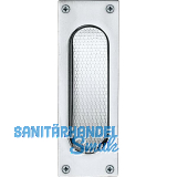 MARCHESI Schiebet�rmuschel eckig, 40 x 120 mm, Edelstahl matt