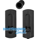 HOPPE Schiebet�rmuschel Set M463 - WC, Messing schwarz satiniert