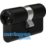 WINKHAUS Einbaudoppelzylinder key Tec N-Tra, verschiedensperrend, 40/75 schwarz