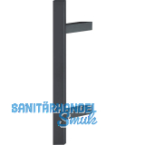 HOPPE B�gelgriff E5724 rechteckig schr�g, 500/300, Edelstahl schwarz matt