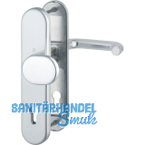 SH-Wechselgarnitur PARIS-auf Schild PZ88, 37-47, SST, ohne Kzs., silber