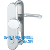 SH-Wechselgarnitur PARIS-auf Schild PZ88, 67-77, SST, mK., ES2, sil.elox