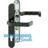 Dr�ckergarnitur LIVERPOOL - Schmalschild PZ, wahlweise, Alu braun elox