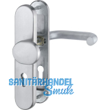 SH-Wechselgarnitur PARIS auf Schild PZ72, 37-47, ohne Kzs., Edelstahl matt