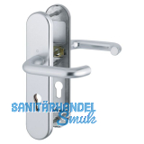 SH-Dr�ckergarnitur PARIS-auf Schild PZ72, 37-47, ohne Kzs., silber elox