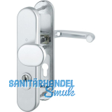 SH-Wechselgarnitur PARIS-auf Schild PZ72, 37-47, mit Kzs., silber elox