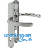 Dr�ckergarnitur LUXEMBOURG - auf LS PZ88, TS 67 - 72 mm, Edelstahl Effekt