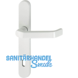 Schmalschild - Halbgarnitur LIVERPOOL - (Innen) PZ92, 8x50, wei� RAL 9016