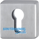 HOPPE Zylinderrosette innen eckig PZ, Edelstahl matt