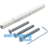 HOPPE Befestigungsset zu Dr�ckergarnituren, T�rst�rke 97 - 102 mm