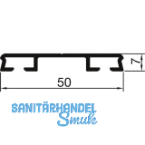 THYSSENKRUPP Syprotech Flachdeckschiene 50/7 ungelocht L=6000 mm Alu blank